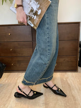 LBSFY  -  Pointed Toe Women Sandals 2024 New Arrivals Rivet Design Low Heels Back Strap Black Silver White Summer Party Dress Shoes Woman